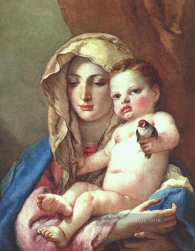  donna - Madonna mit dem Goldfinch Giovanni Battista Tiepolo